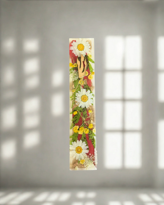 floral mezuzah- colored flowers (Copy)